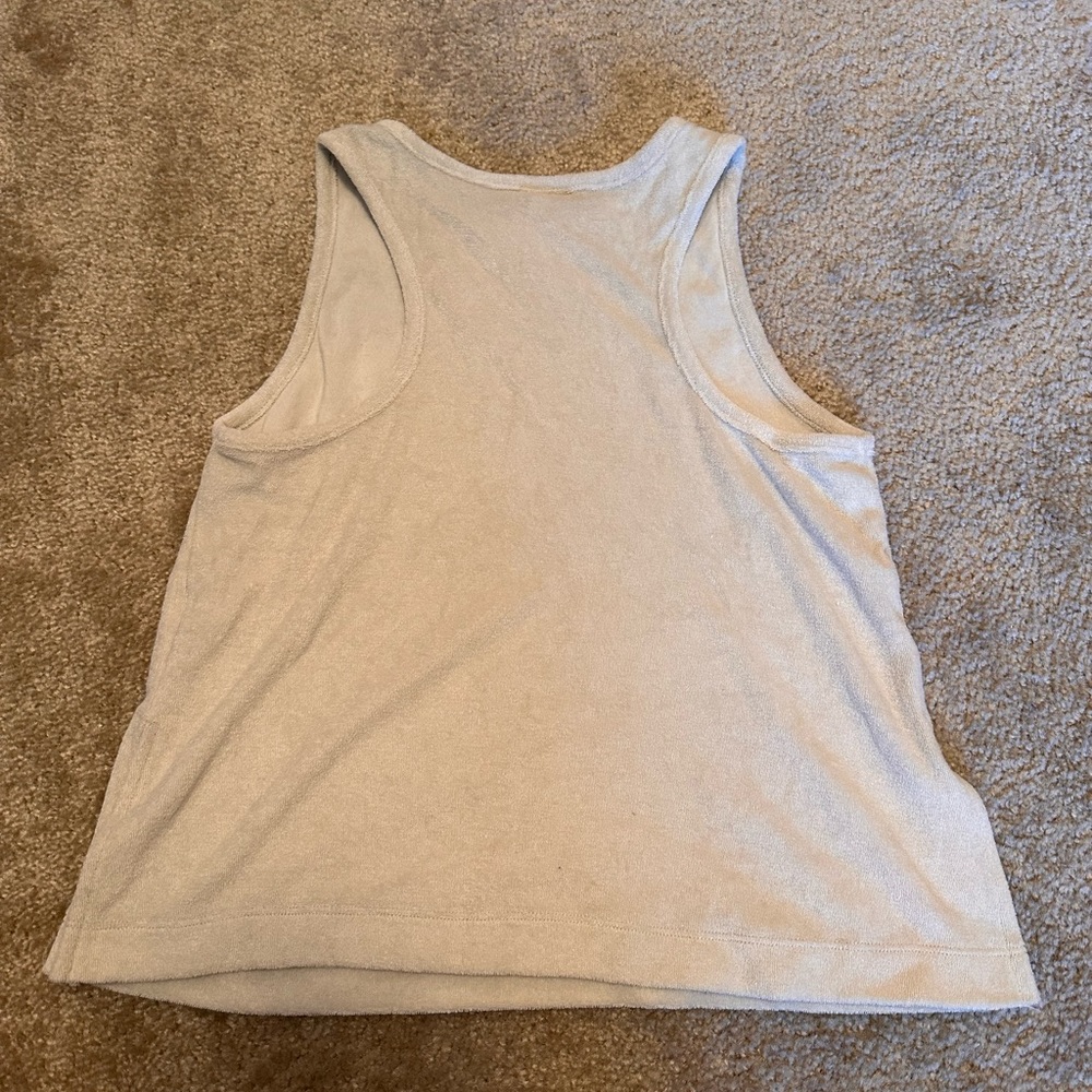A New Day Women's Light Grey Terry Tank Top Size M Brand New - Picture 3 of 4